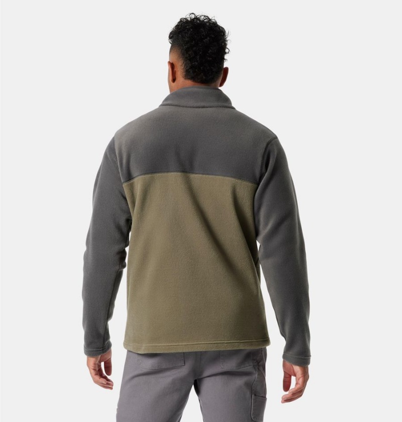 Green Columbia Steens Mountain Half Snap Fleece Men's Pullover | 82169GJDR