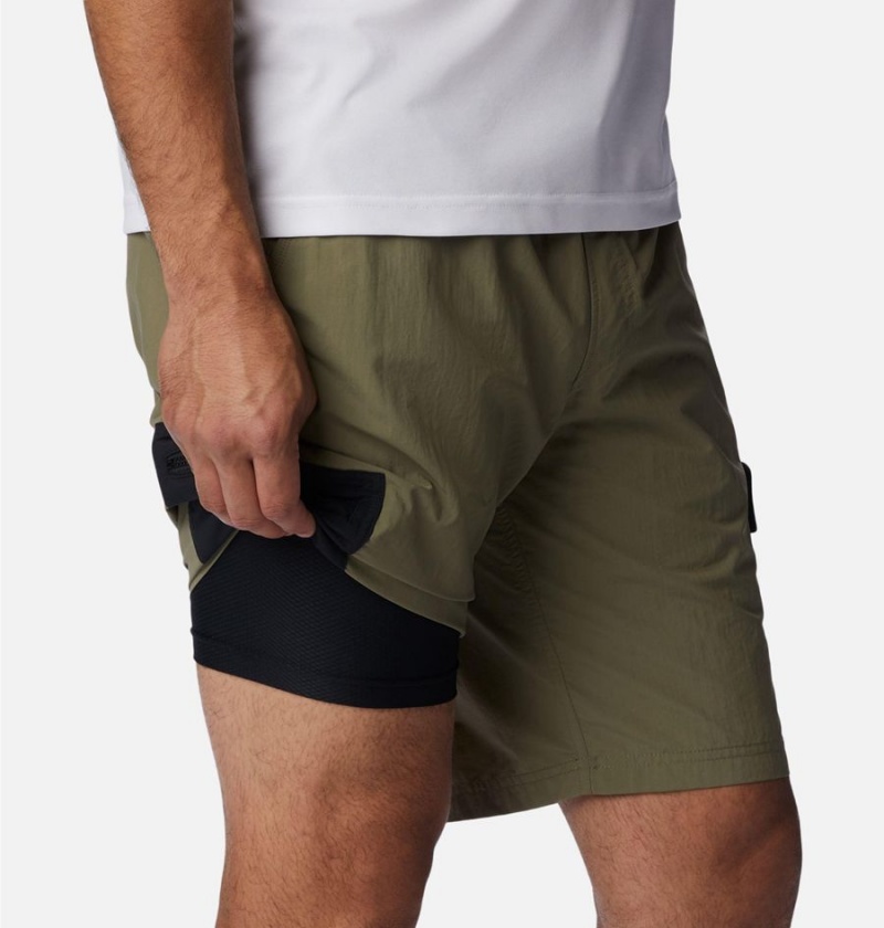 Green Columbia Summerdry Brief Men's Shorts | 46530VOWZ