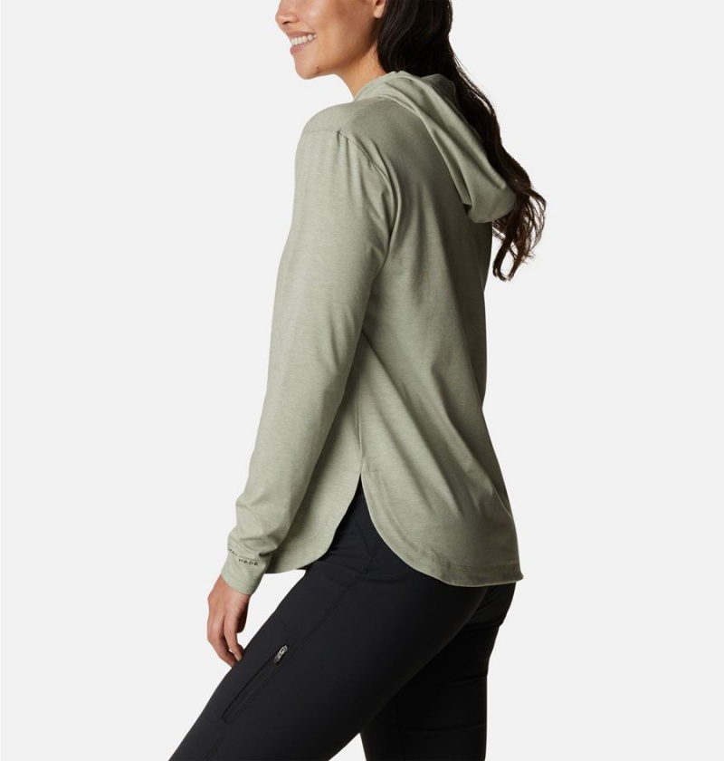 Green Columbia Sun Trek Pullover Women's Hoodie | 56089FHVA