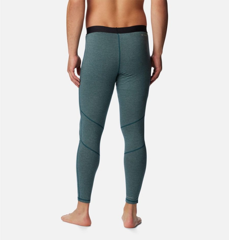 Green Columbia Tunnel Springs Wool Baselayer Tights Men's Pants | 75249DJUR