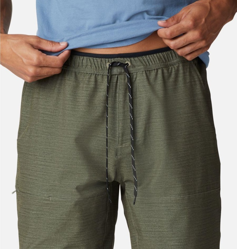 Green Columbia Twisted Creek Men's Shorts | 57924IWKT