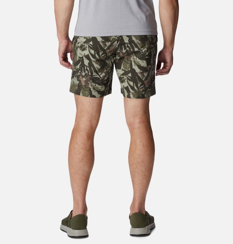 Green Columbia Wallowa Belted Men's Shorts | 45801COIP