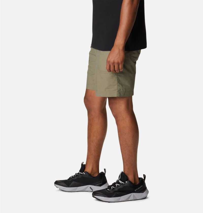 Green Columbia Washed Out Cargo Men's Shorts | 23698YRTE