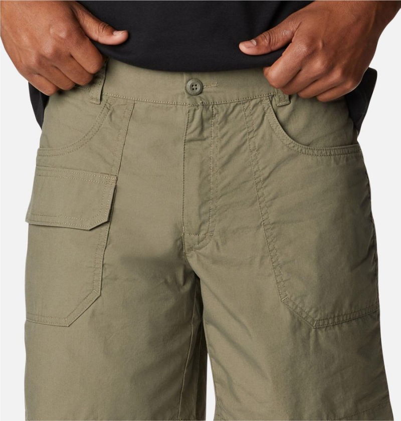 Green Columbia Washed Out Cargo Men's Shorts | 23698YRTE