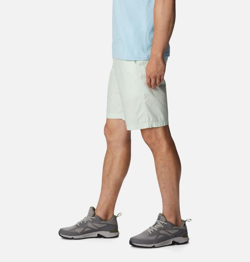 Green Columbia Washed Out Men's Shorts | 87612HDSB