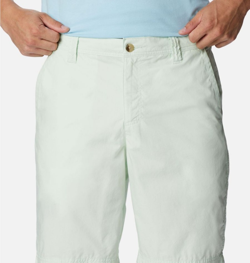 Green Columbia Washed Out Men's Shorts | 87612HDSB