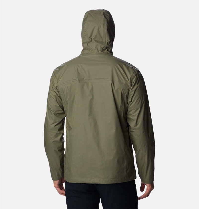 Green Columbia Watertight II Men's Rain Jacket | 61894PCVW