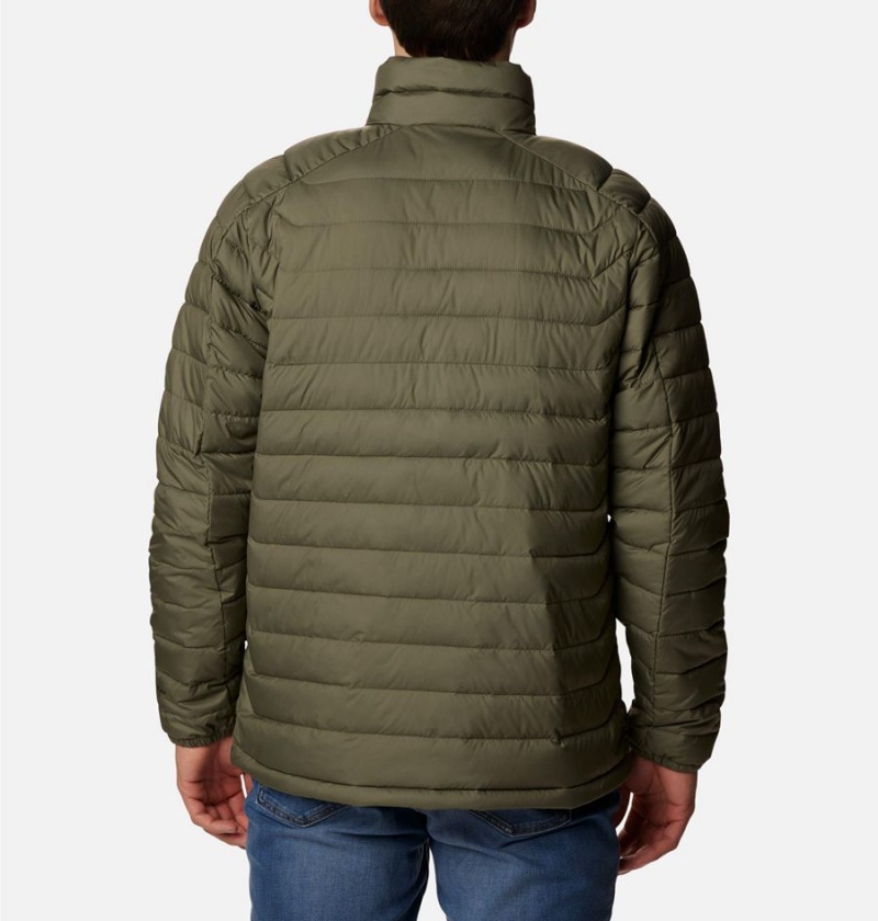 Green Columbia Wolf Creek Falls Insulated Men's Puffer Jacket | 60451DVXM