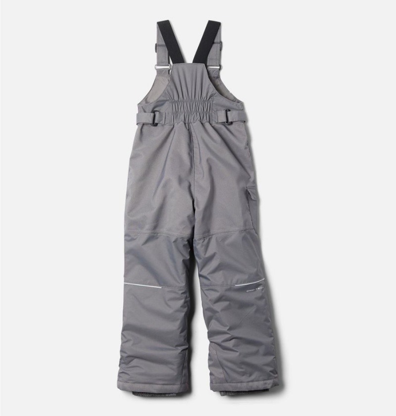 Grey Columbia Adventure Ride Insulated Ski Bib Kids' Pants | 39126OBTJ