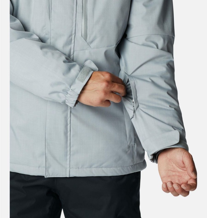 Grey Columbia Alpine Action Insulated Men's Ski Jacket | 69015BZIL