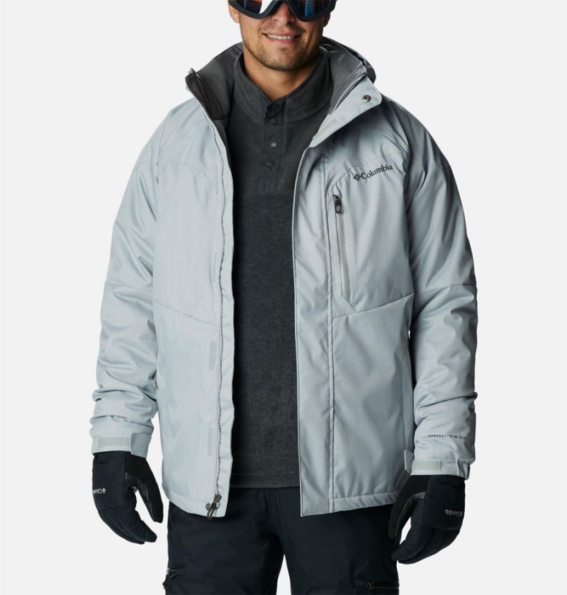 Grey Columbia Alpine Action Insulated Men's Ski Jacket | 69015BZIL