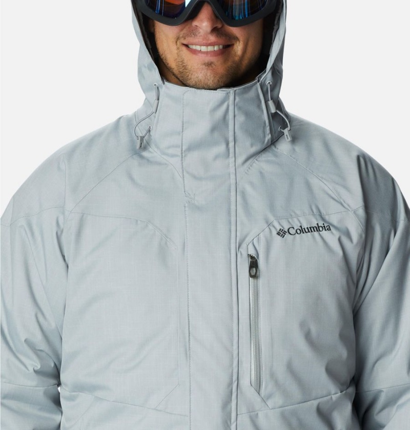 Grey Columbia Alpine Action Insulated Men's Ski Jacket | 69015BZIL