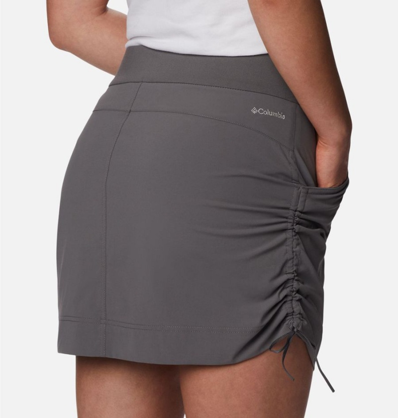 Grey Columbia Anytime Casual Women's Skirts | 23815OQVU