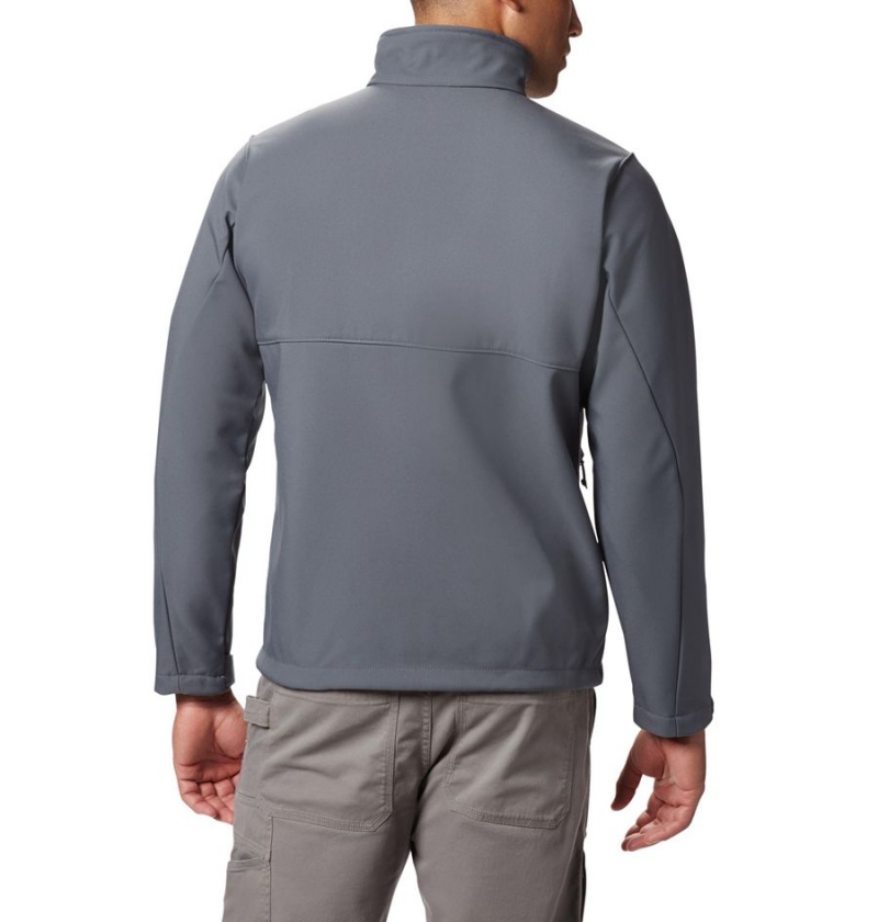 Grey Columbia Ascender Men's Softshell Jackets | 86905FHTQ