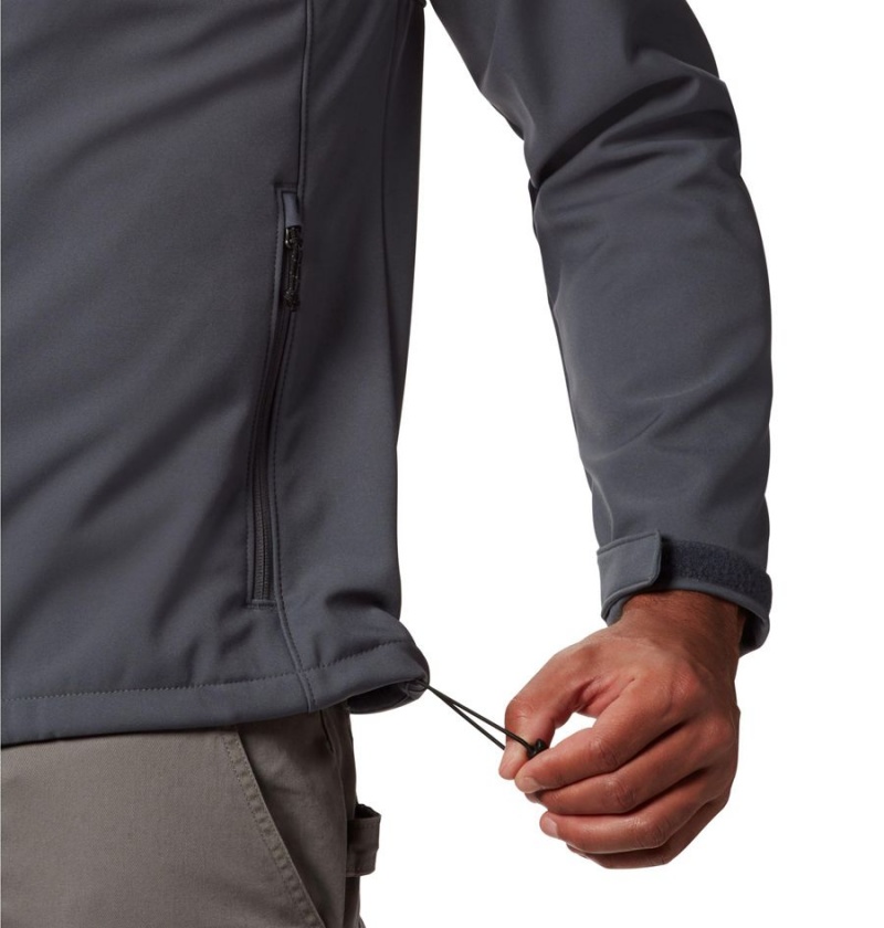 Grey Columbia Ascender Men's Softshell Jackets | 86905FHTQ