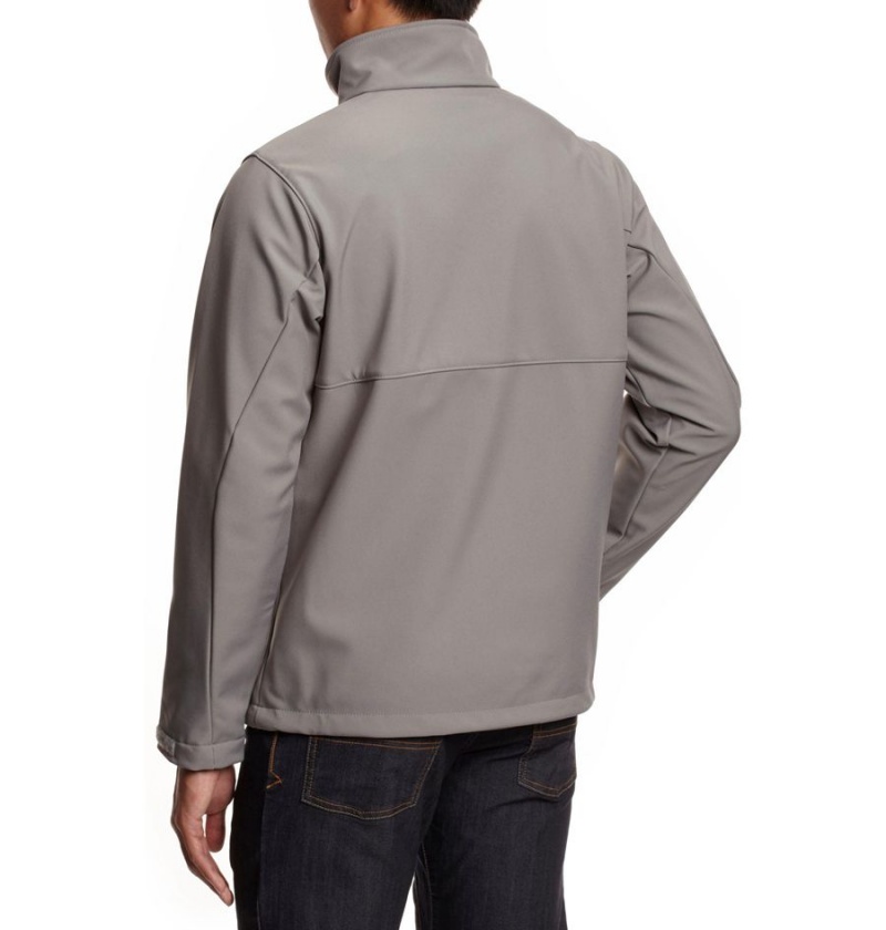 Grey Columbia Ascender Men's Softshell Jackets | 86905FHTQ