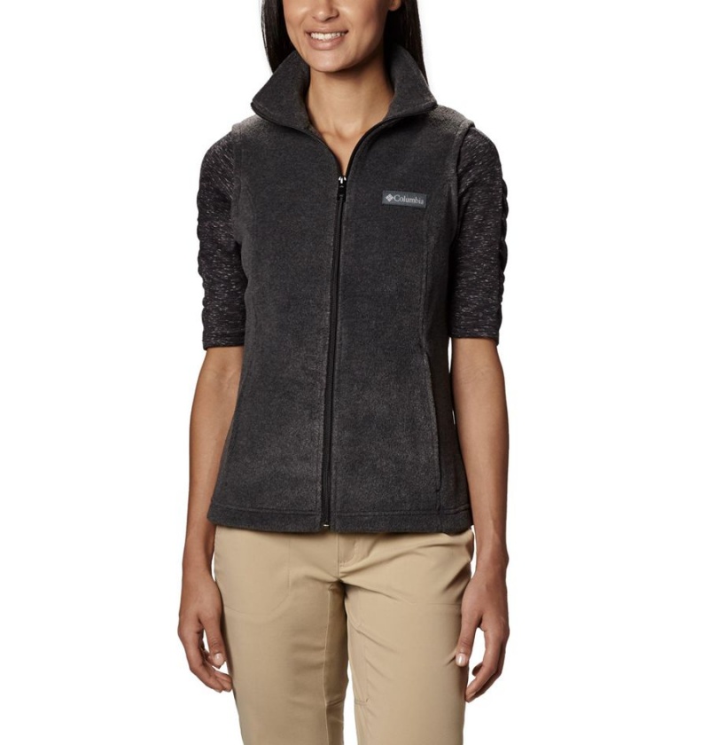 Grey Columbia Benton Springs Fleece Women\'s Vest | 93810MHET