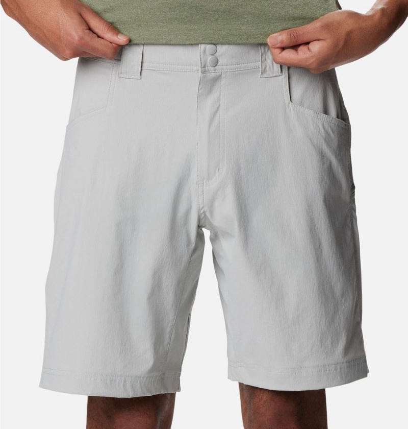 Grey Columbia Blood 'N Guts Stretch Men's Shorts | 28951MLOH