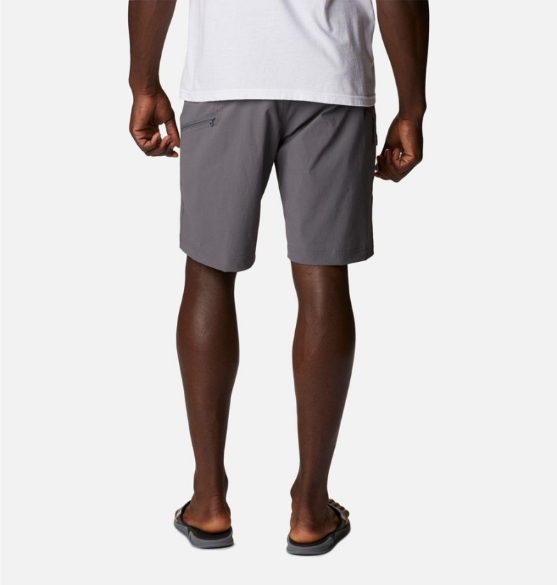 Grey Columbia Blood 'N Guts Stretch Men's Shorts | 35401ZIOV