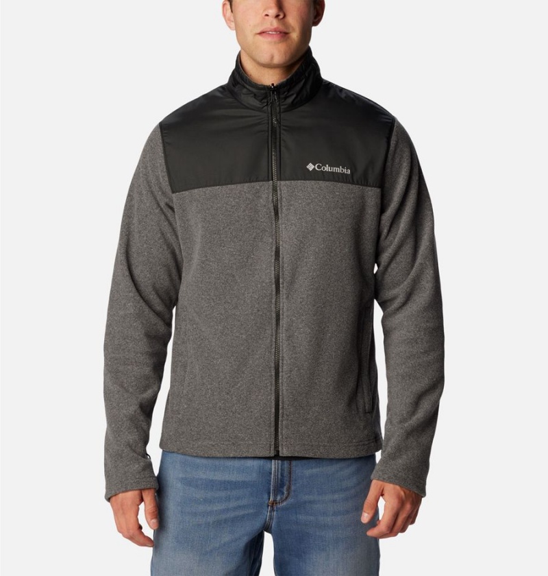 Grey Columbia Bugaboo II Fleece Interchange Men's Ski Jacket | 50398KDVC