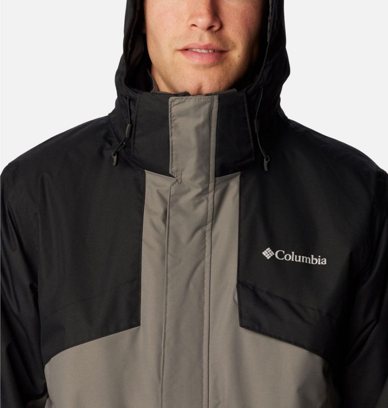 Grey Columbia Bugaboo II Fleece Interchange Men's Ski Jacket | 50398KDVC