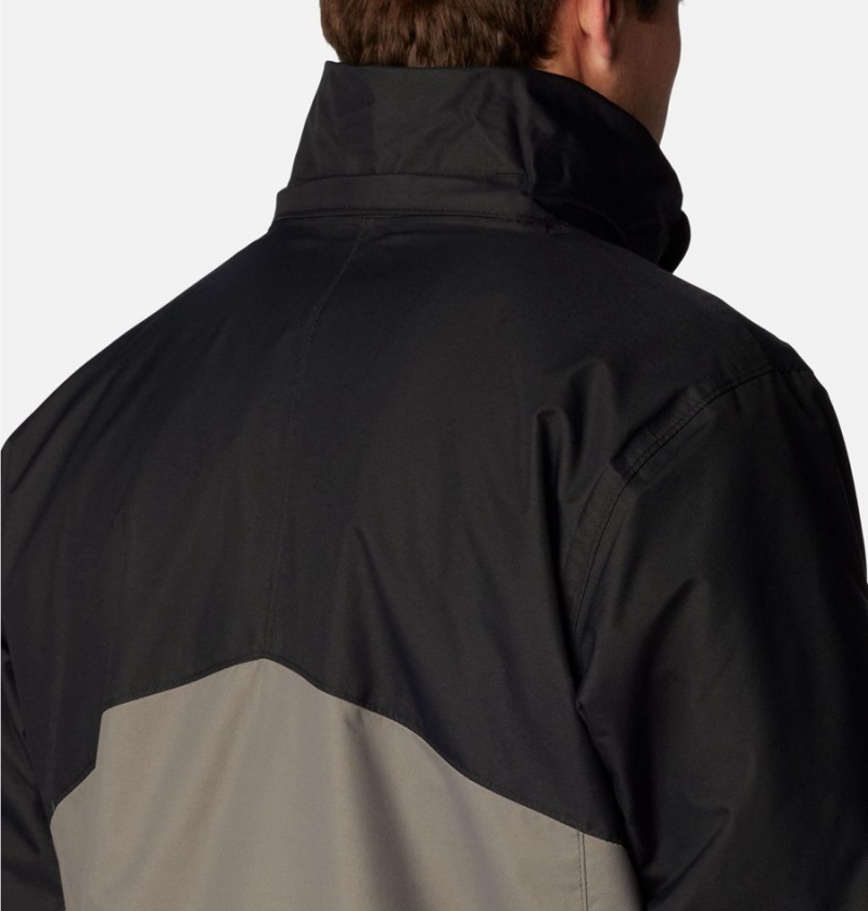 Grey Columbia Bugaboo II Fleece Interchange Men's Ski Jacket | 50398KDVC