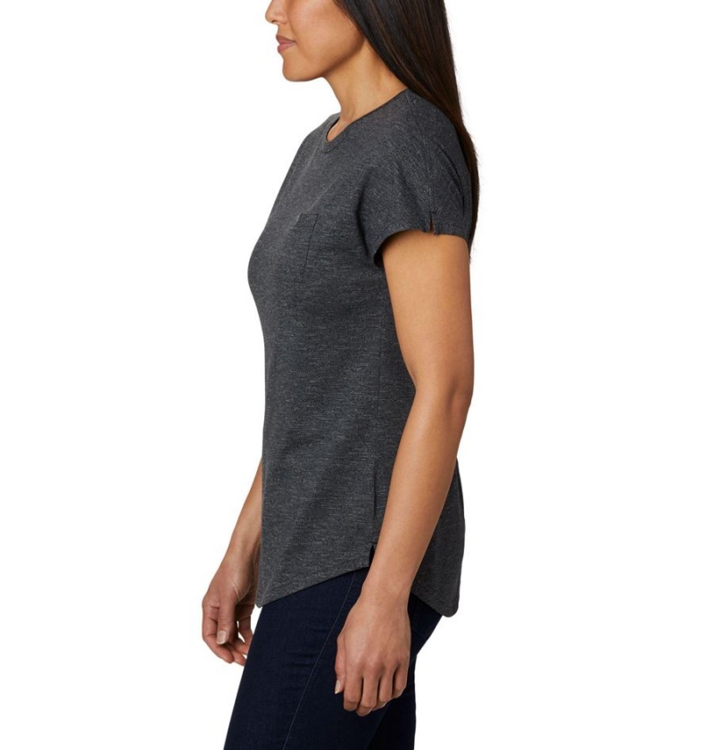 Grey Columbia Cades Cape Women's T-Shirt | 07128GCHM