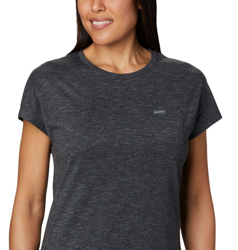 Grey Columbia Cades Cape Women's T-Shirt | 07128GCHM