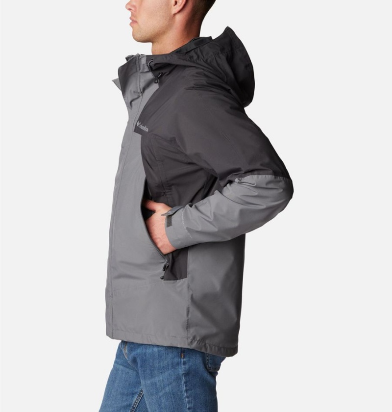 Grey Columbia Canyon Meadows Omni Heat Infinity Interchange Insulated Men's Puffer Jacket | 23641XNKC