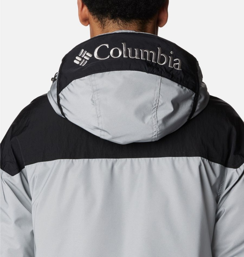 Grey Columbia Challenger Remastered Pullover Insulated Men's Puffer Jacket | 45871ZHYS