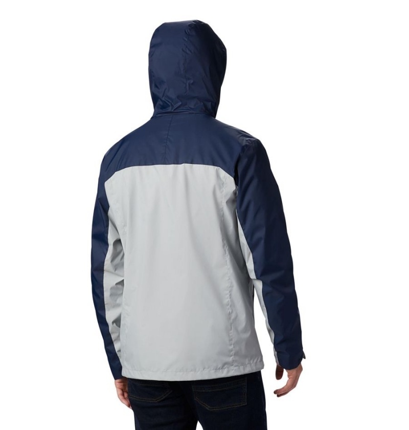 Grey Columbia Collegiate Glennaker Storm - Auburn Men's Rain Jacket | 39074FEDW