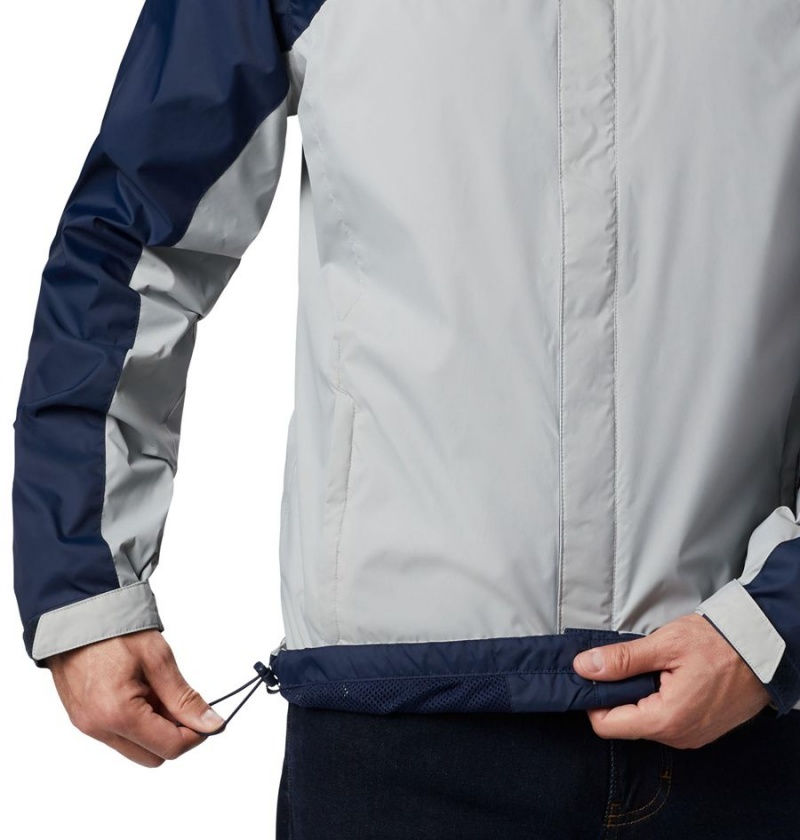 Grey Columbia Collegiate Glennaker Storm - Auburn Men's Rain Jacket | 39074FEDW