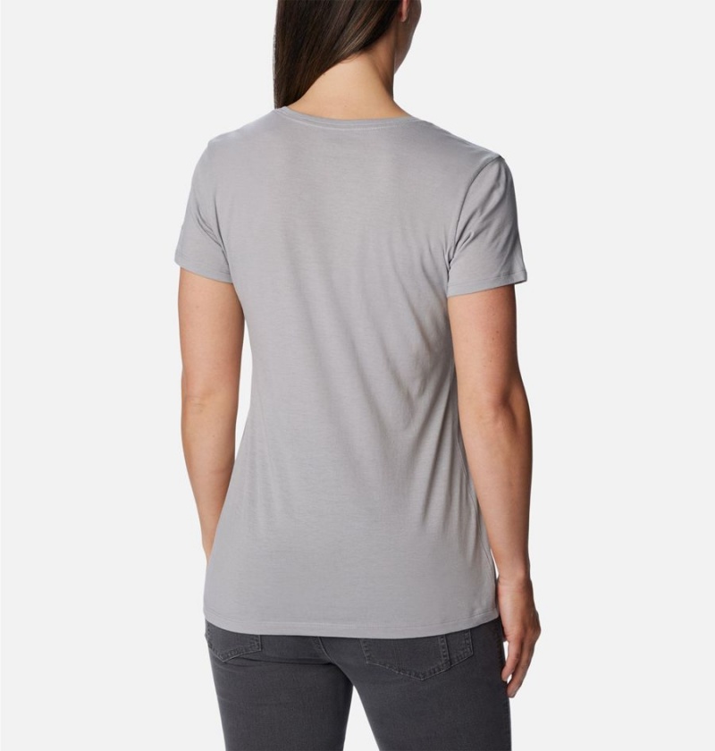 Grey Columbia Daisy Days Graphic Women's T-Shirt | 94571ANYO