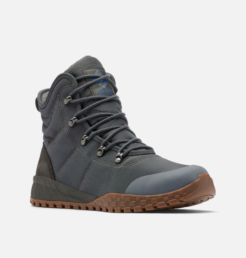 Grey Columbia Fairbanks Omni Heat Men's Boots | 58729RVAU