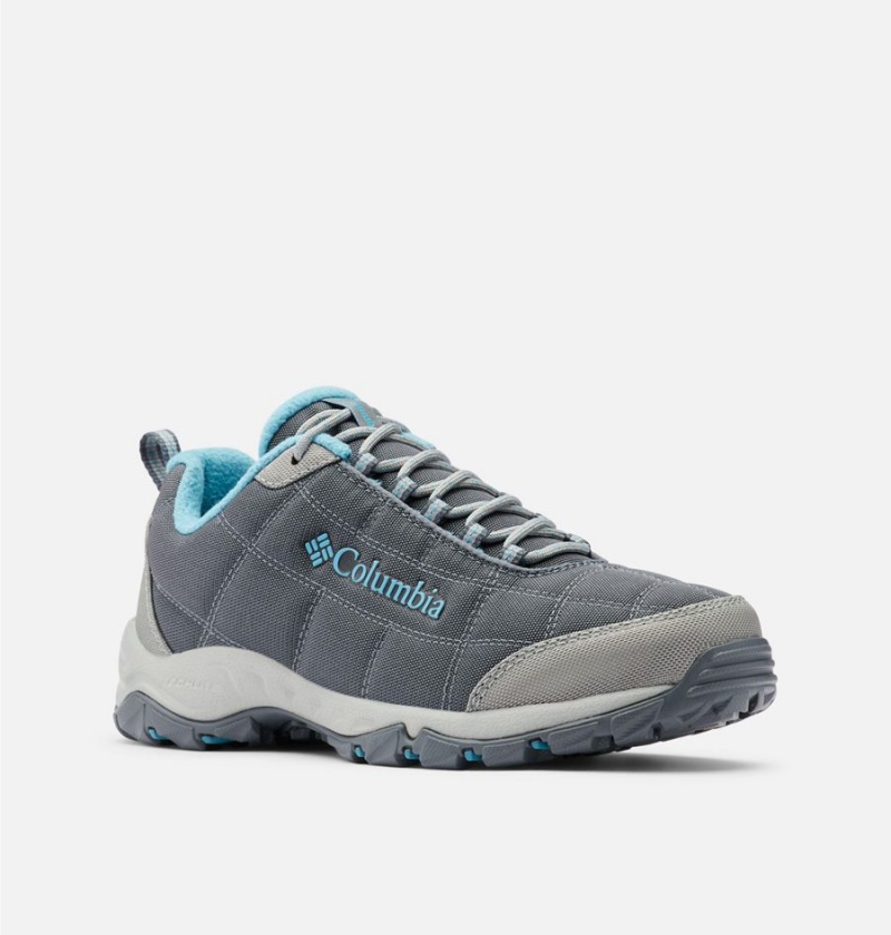 Grey Columbia Firecamp Fleece Lined Women's Hiking Shoes | 14052JOVS