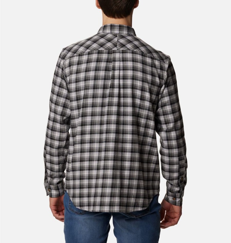 Grey Columbia Flare Gun Stretch Flannel Men's Shirt | 96743NWIU