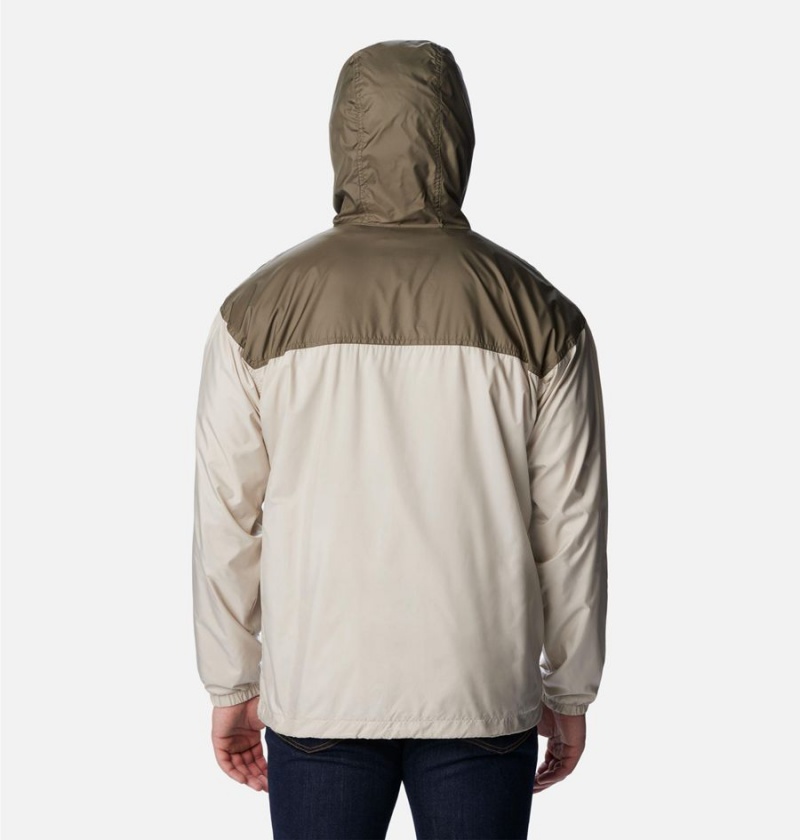 Grey Columbia Flash Challenger Lined Men's Windbreaker | 68415RYXA