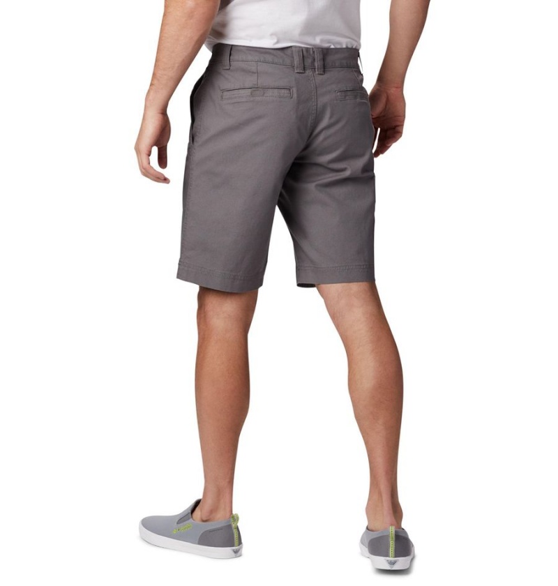 Grey Columbia Flex ROC Men's Shorts | 53279BRJN