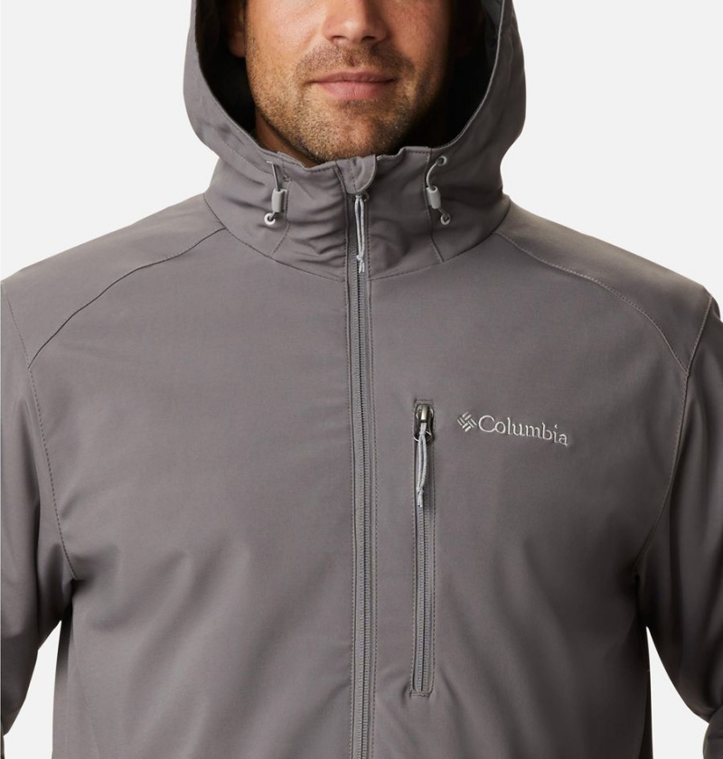 Grey Columbia Gate Racer Softshell Insulated Men's Puffer Jacket | 78439CBQR