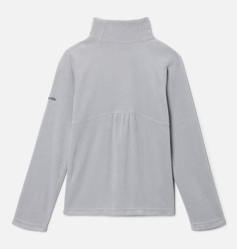 Grey Columbia Glacial 1/4 Zip Pullover Kids' Fleece | 71296LQFY