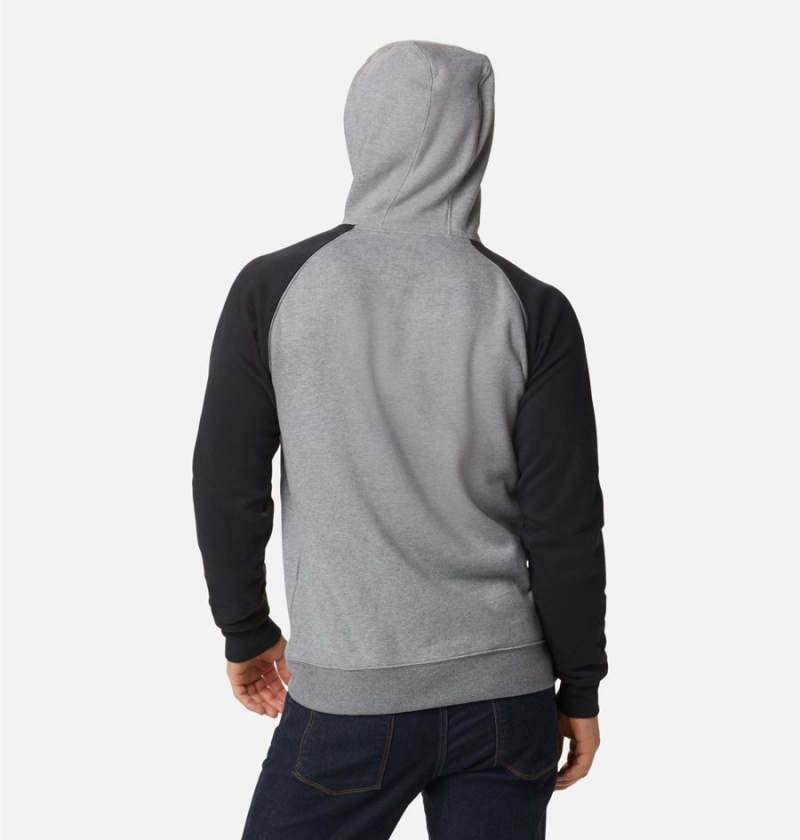 Grey Columbia Hart Mountain II Men's Hoodie | 72418FGXH