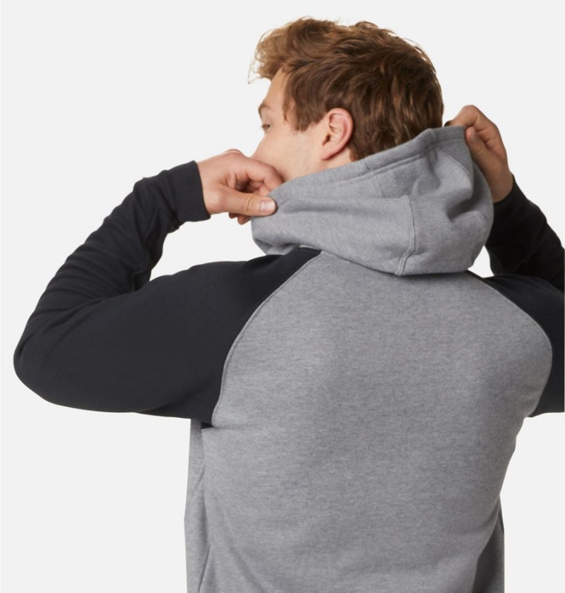 Grey Columbia Hart Mountain II Men's Hoodie | 72418FGXH