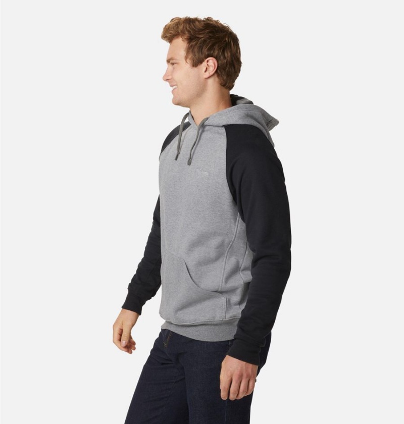 Grey Columbia Hart Mountain II Men's Hoodie | 72418FGXH