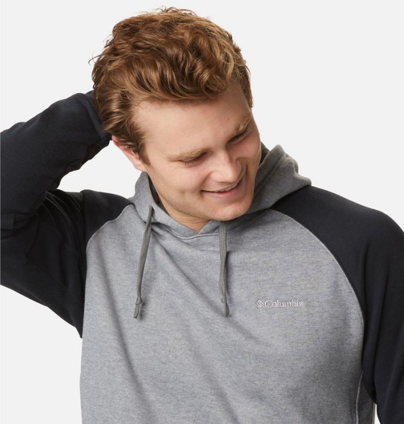 Grey Columbia Hart Mountain II Men's Hoodie | 72418FGXH