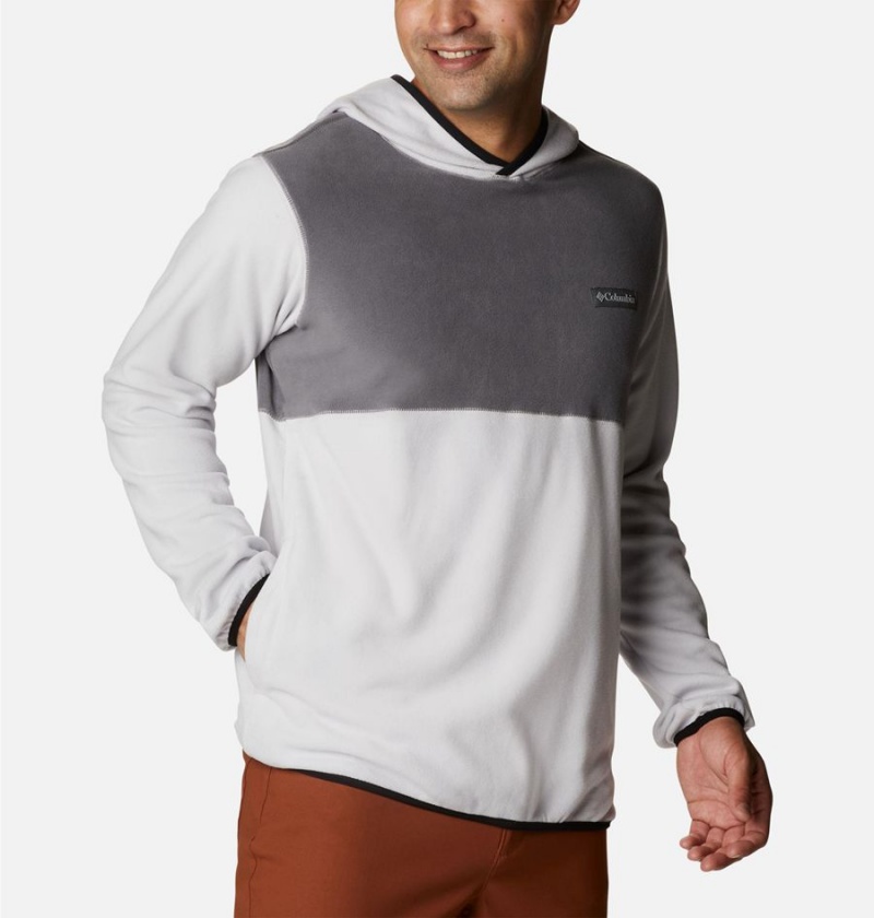 Grey Columbia Haven Hills Fleece Men's Hoodie | 28307JOQZ