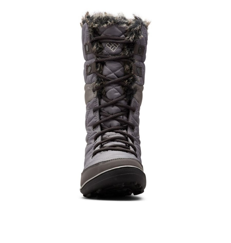 Grey Columbia Heavenly Omni Heat Waterproof Women's Boots | 71489YHID