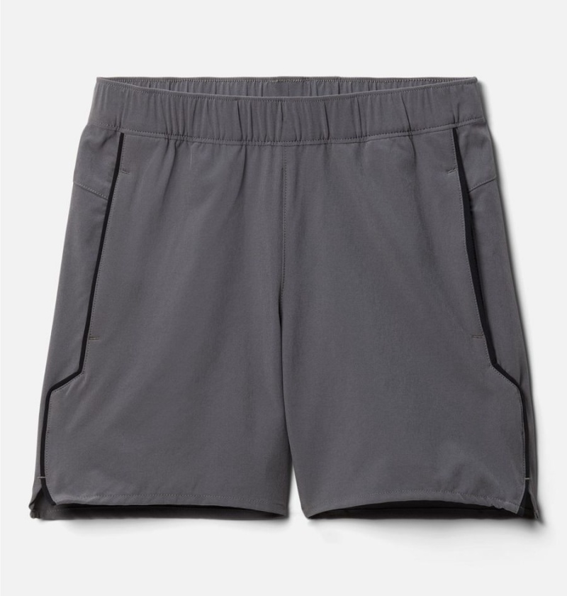 Grey Columbia Hike Kids\' Shorts | 94526AWNQ