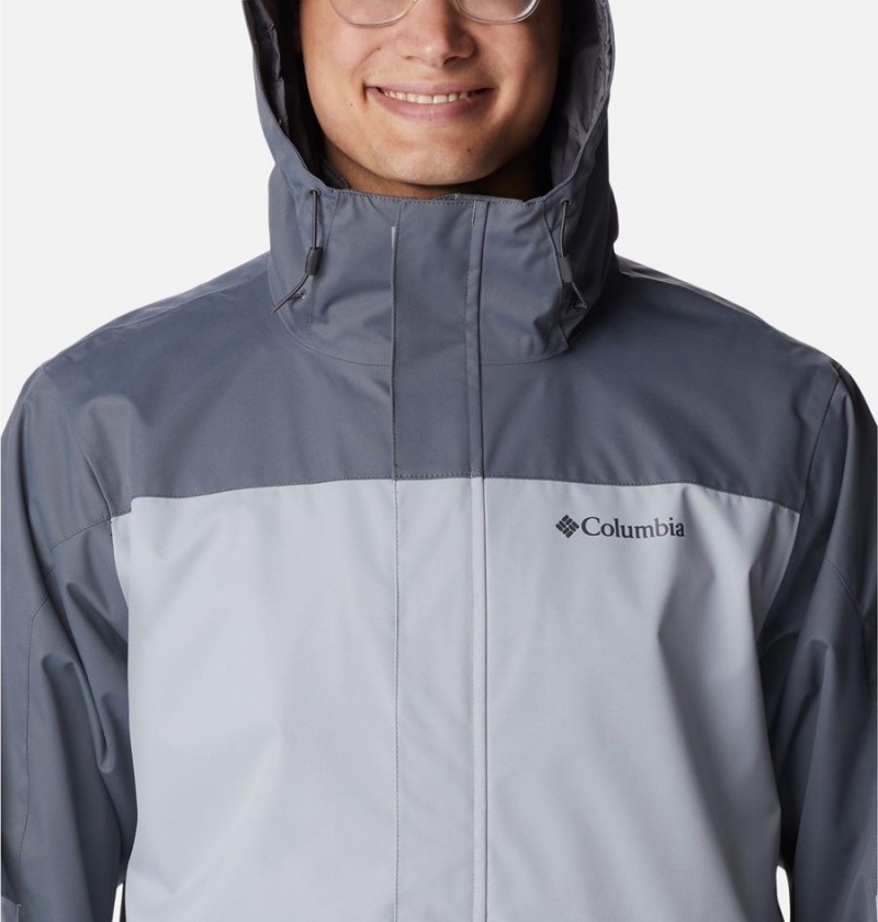 Grey Columbia Hikebound Interchange Men's 3 In 1 Jackets | 87293OJKY