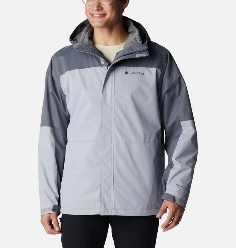 Grey Columbia Hikebound Interchange Men\'s 3 In 1 Jackets | 87293OJKY