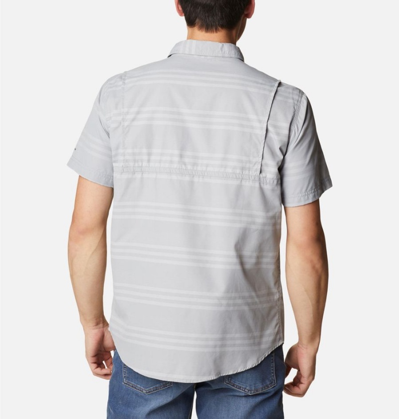 Grey Columbia Homecrest Short Sleeve Men's Shirt | 74960HZMR